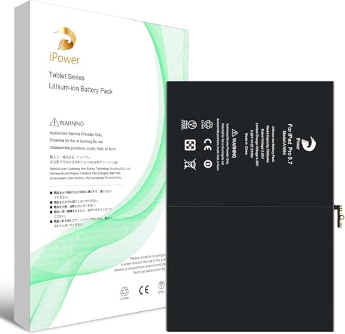 Amazon | iPower for iPad Pro 9.7 バッテリー交換 容量7306mAh 3.82V